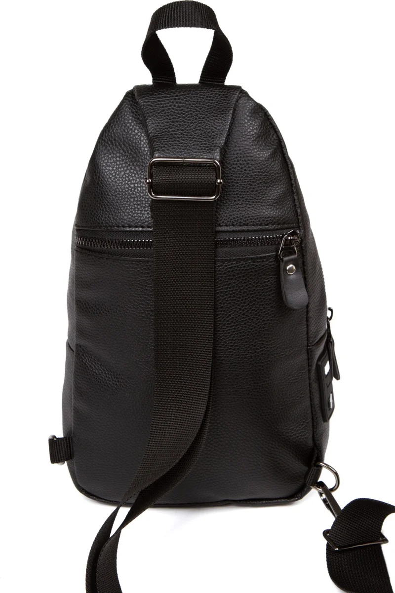 نيويش بولو Black Chest and Shoulder Bag Body Bag and Mechanical Card Holder Wallet