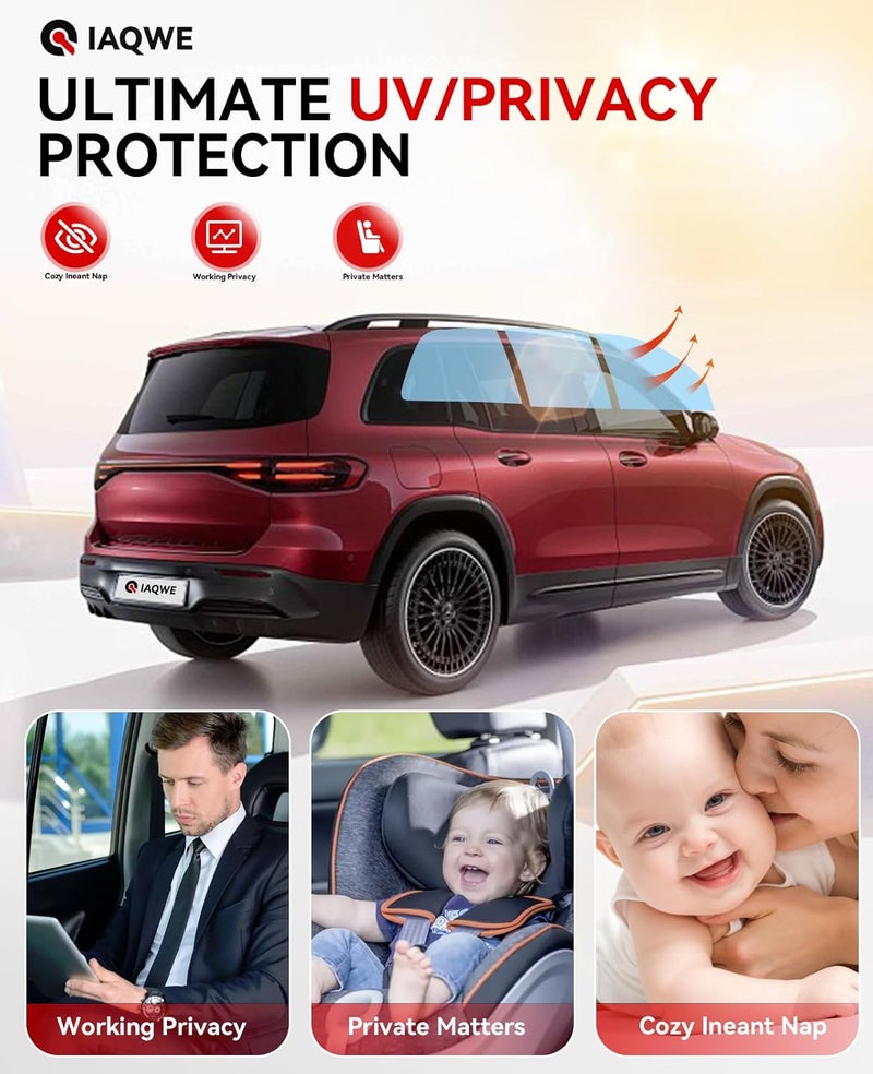 IAQWE Car Window Ceramic Film - 20% VLT Black Tint - Image 3