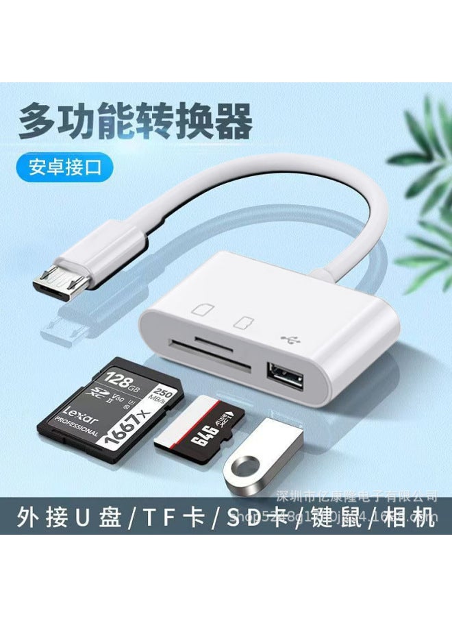 Two-in-one High-speed Type-c Apple Mobile Phone Computer Otg Card Reader Tf/sd Card Camera Car Application - Image 1