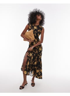 TOPSHOP Godet Hem Boutique Occasion Midi Dress  - Image 1