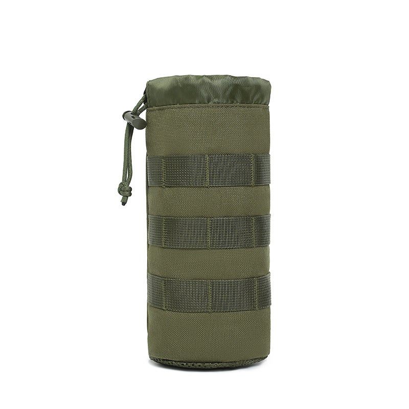Outdoor Camouflage Tactical Cup Holder Water Bottle Bag Molle Water Cup Holder Bag Mountaineering Cycling Water Bottle Thermos Cup Hanging Bag - Image 1