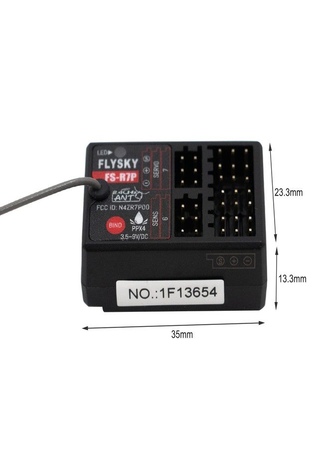 GoolRC FS-R7P Flysky Receiver, 7CH 2.4Ghz RC Transmitter Receiver for Flysky FS-G7P Transmitter to Improve The Performance of RC Toys - Image 2