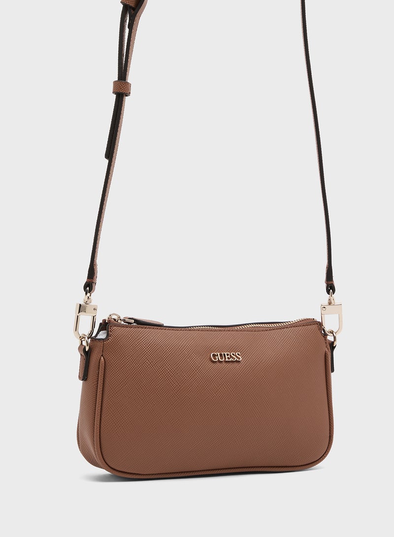 GUESS Noelle II Double Pouch Crossbody  - Image 5