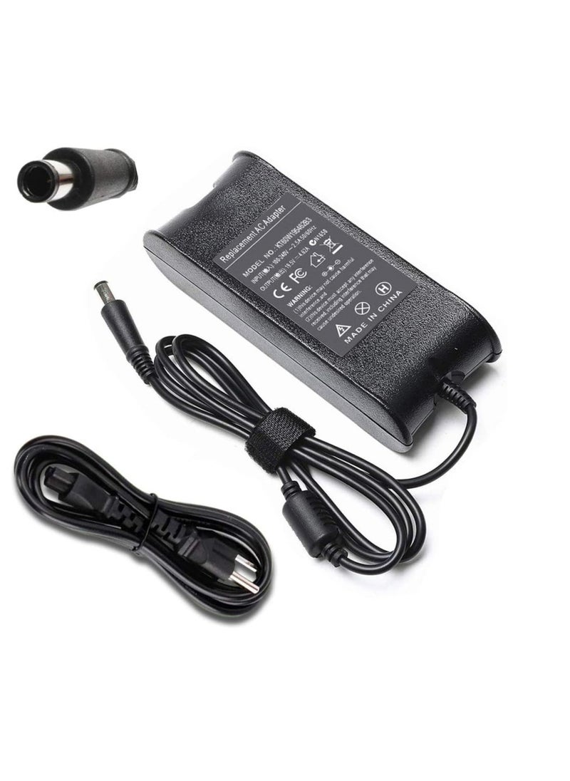 Terabyte 90W 19.5V 4.62A AC Charger Compatible with Dell Inspiron 17R N7110 N5110 1720 1537 1564 N4110 3721 6000 6400 Latitude E6410 E4310 3450 3543 E4300 E6220 E6400 E6510 XPS M1330 M1530 Studio 1737 1558  - Image 1