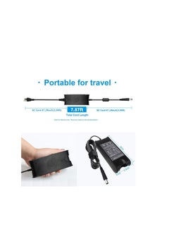 Terabyte 90W 19.5V 4.62A AC Charger Compatible with Dell Inspiron 17R N7110 N5110 1720 1537 1564 N4110 3721 6000 6400 Latitude E6410 E4310 3450 3543 E4300 E6220 E6400 E6510 XPS M1330 M1530 Studio 1737 1558  - Image 2