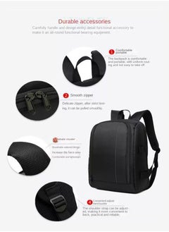 AGD Nylon DSLR Camera Backpack With Rain Cover Purple  - Image 3