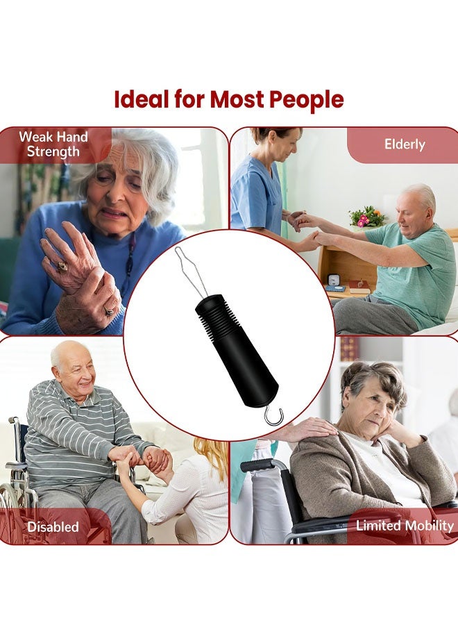 Button Hook With Zipper Pull, Button Assist Tool, Button Hook For Seniors, Disabled, Limited Hand Mobility, One Handed Button Helper Tool Easy To Use - Image 5