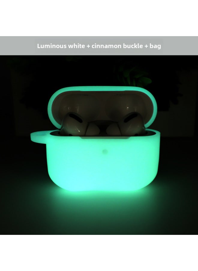 For Airpods 1/2/3 Apple Airpods Pro2 Silicone Luminous Wireless Bluetooth Headphone Case Protective Case - Image 1