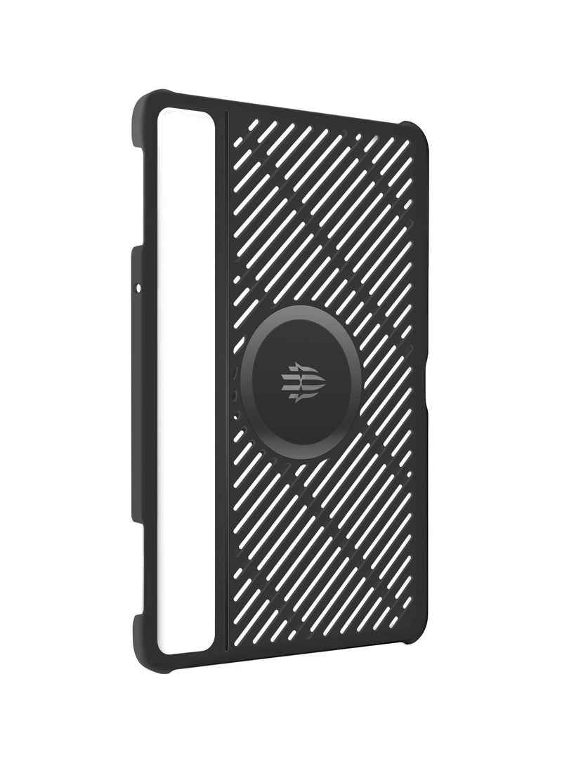 REDMAGIC Astra 2 Magnetic Case, Gaming Tablet Protective Cover with Carbon Steel Magnetic Ring, 3D Impact Protection, Integrated Stand, Cooler Compatible, Black - Image 4