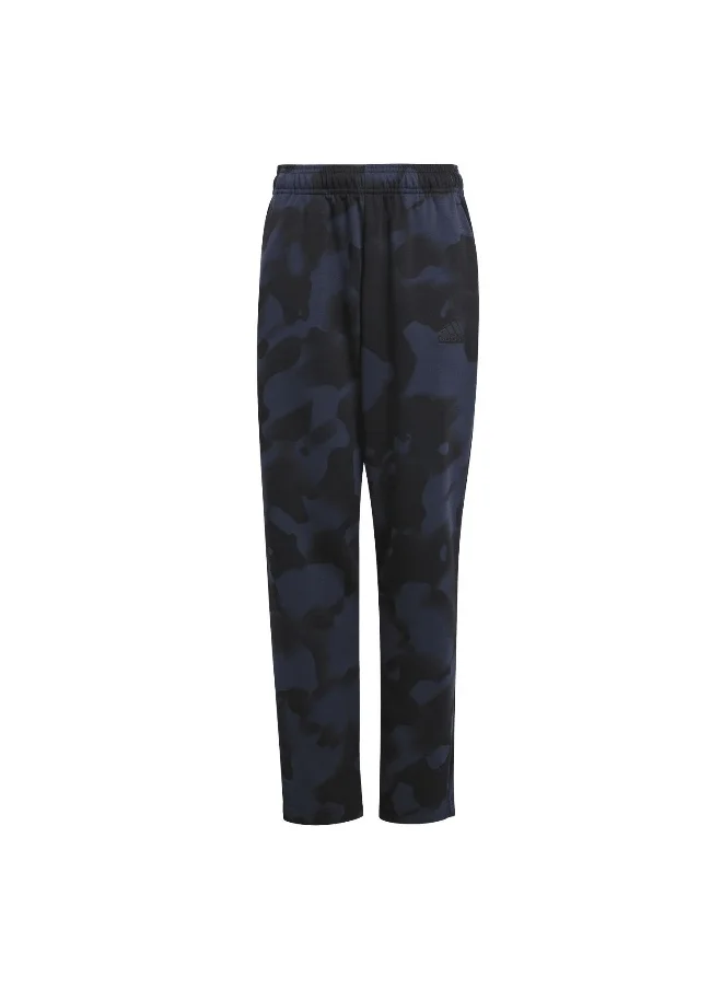 اديداس adidas J Fi Aop Pt Black Training Pants 7-8Y