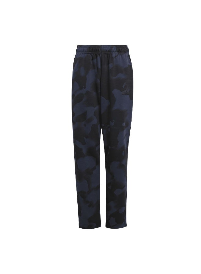 Adidas adidas J Fi Aop Pt Black Training Pants 7-8Y  - Image 2