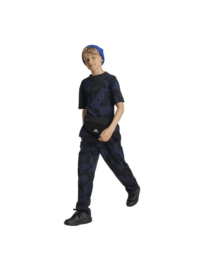 Adidas adidas J Fi Aop Pt Black Training Pants 7-8Y  - Image 5