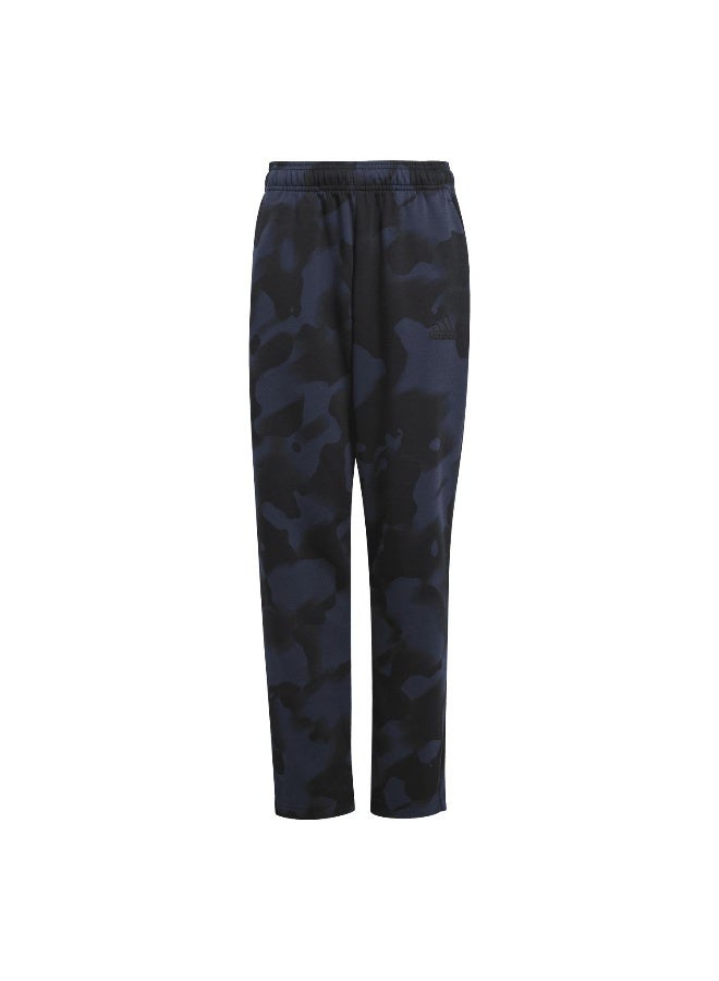 Adidas adidas J Fi Aop Pt Black Training Pants 7-8Y  - Image 1