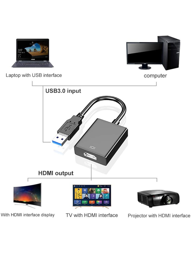 USB to HDMI Adapter - Multi-Display Video Converter for PC Laptop Windows 7 8 10, Desktop, Monitor, Projector, HDTV - Image 5