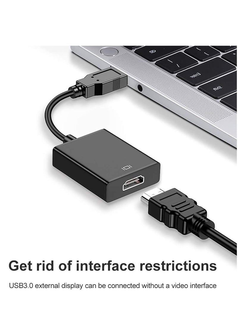 USB to HDMI Adapter - Multi-Display Video Converter for PC Laptop Windows 7 8 10, Desktop, Monitor, Projector, HDTV - Image 2