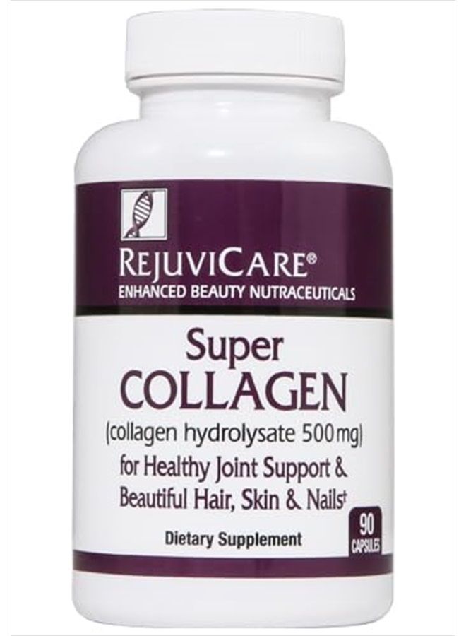 REJUVICARE Super Collagen Capsules for Beauty, Healthy Joints, Hair, Skin, & Nails, 90 Servings, Multi, (N8745) - Image 1