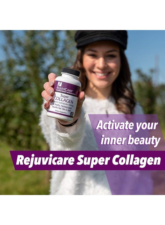 REJUVICARE Super Collagen Capsules for Beauty, Healthy Joints, Hair, Skin, & Nails, 90 Servings, Multi, (N8745) - Image 3