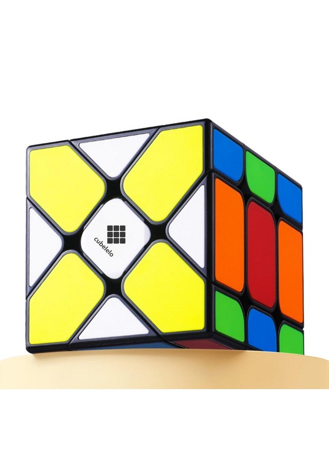 Cubelelo Cubelelo Drift Fisher (Tiled) Magic Cube Puzzle for Kids & Adults | Unique Shape Mod with Premium Design, Smooth Finish Toy for Intermediate and Advanced Solvers | for Ages 3 and Above  - Image 1