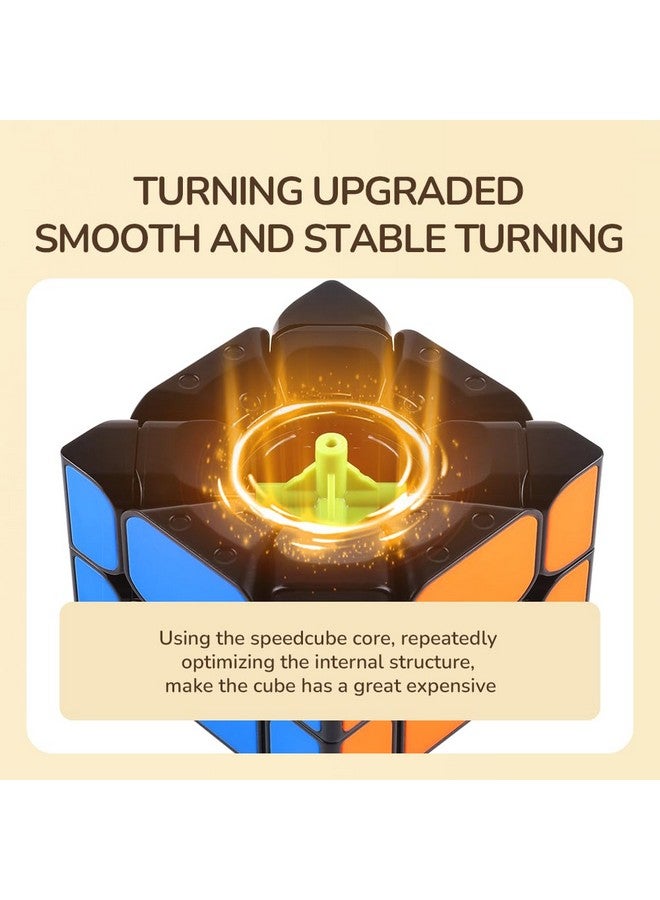 Cubelelo Cubelelo Drift Fisher (Tiled) Magic Cube Puzzle for Kids & Adults | Unique Shape Mod with Premium Design, Smooth Finish Toy for Intermediate and Advanced Solvers | for Ages 3 and Above  - Image 5