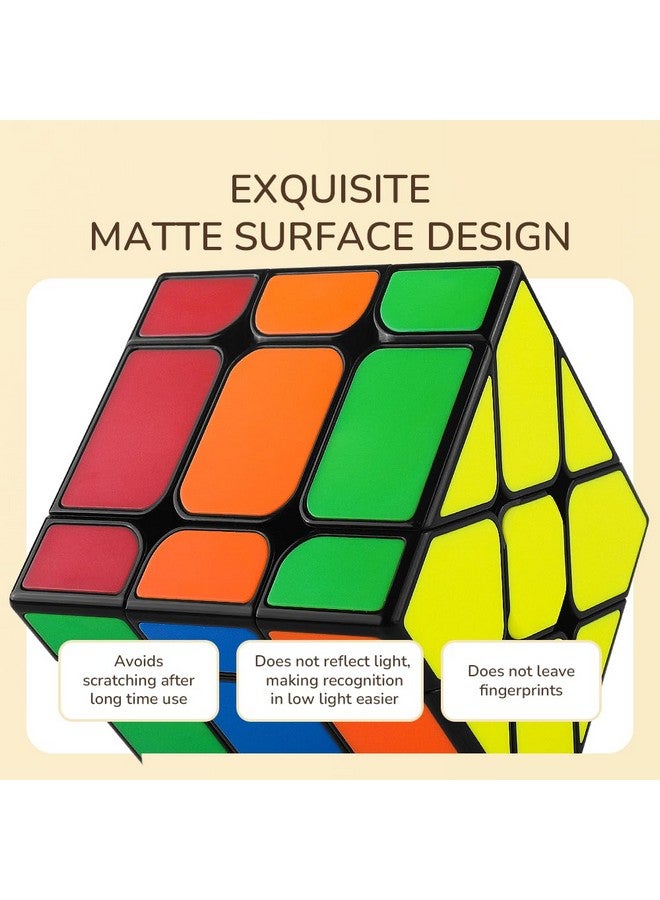 Cubelelo Cubelelo Drift Fisher (Tiled) Magic Cube Puzzle for Kids & Adults | Unique Shape Mod with Premium Design, Smooth Finish Toy for Intermediate and Advanced Solvers | for Ages 3 and Above  - Image 4