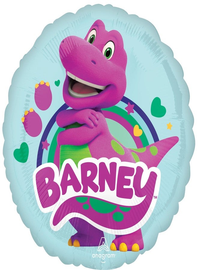 Anagram Barney's 2nd Birthday Party Supplies 7pc Girl Theme Balloon Bouquet Decorations - Image 3