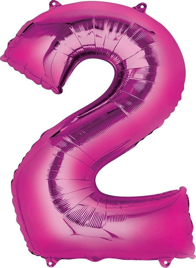 Anagram Barney's 2nd Birthday Party Supplies 7pc Girl Theme Balloon Bouquet Decorations - Image 4