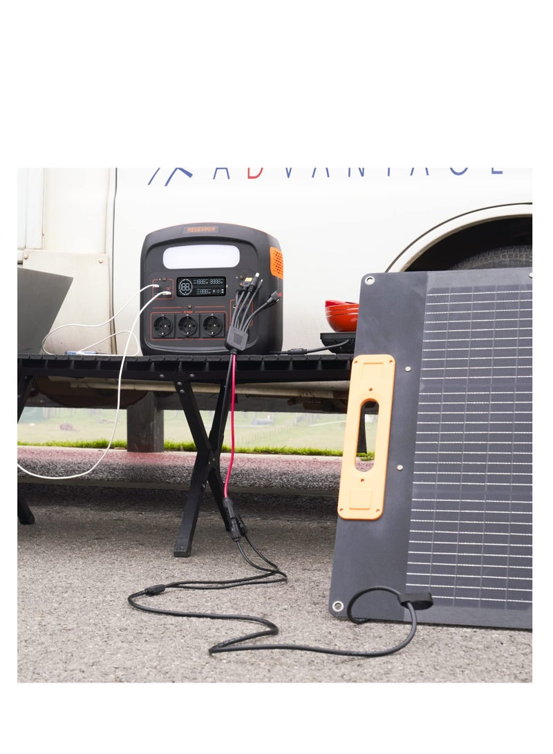 6-in-1 Solar Connector Kit - Universal Solar Panel Adapter with Male and Female Connectors, Compatible with Solar Panels and Power Stations for Easy Installation. - Image 4