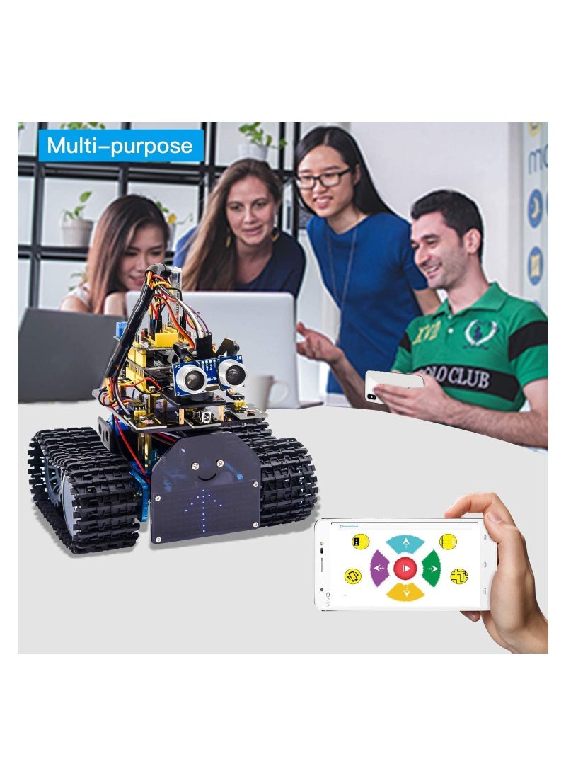 Keyestudio - Robot Car Tank, Coding Kit for Arduino V2, STEM Educational Kit - Image 1