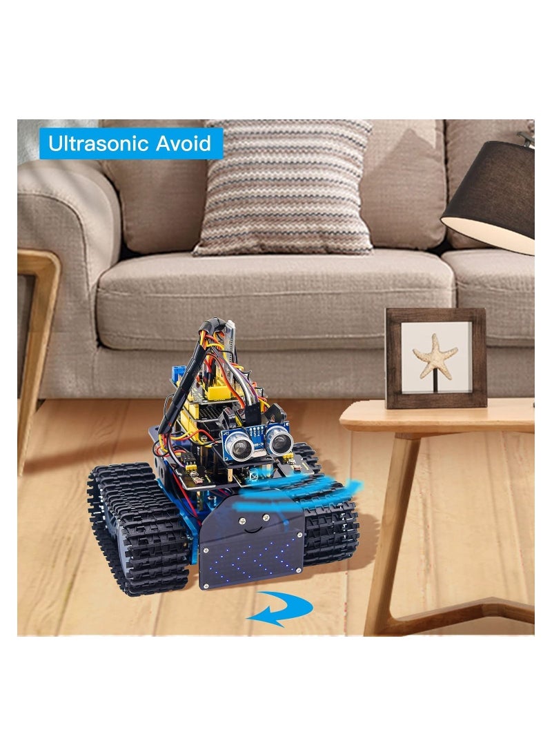 Keyestudio - Robot Car Tank, Coding Kit for Arduino V2, STEM Educational Kit - Image 1