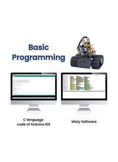 Keyestudio Robot Car Tank, Coding Kit for Arduino V2, STEM Educational Kit  - Image 2