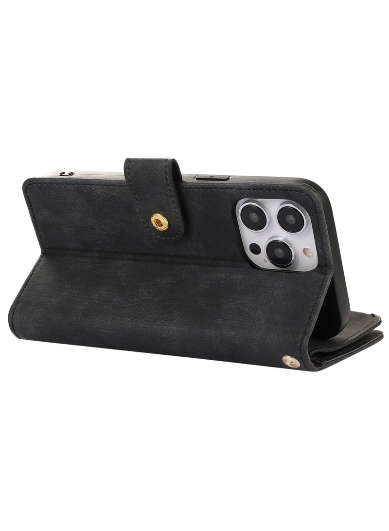 Suteni Flip Cover Leather Protective Mobile Phone Case for iPhone - Image 4