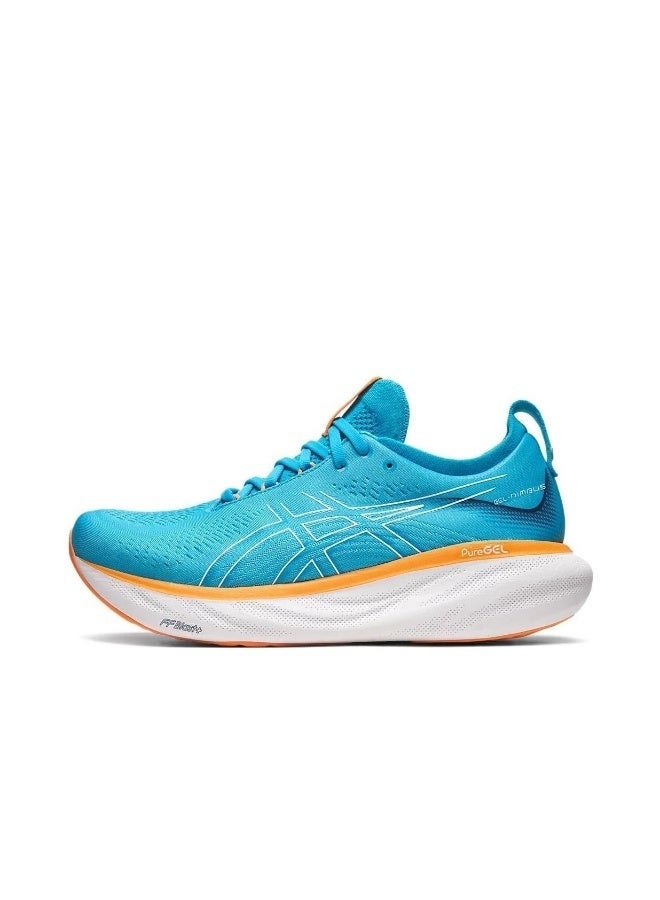 Onitsuka Tiger Men Gel-Nimbus 25 Outdoor Cycling/Running Sneakers Bright blue/Orange - Image 1