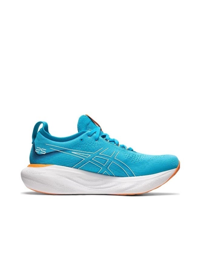 Onitsuka Tiger Men Gel-Nimbus 25 Outdoor Cycling/Running Sneakers Bright blue/Orange - Image 3
