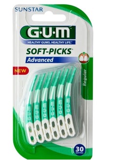 Gum Soft Picks Advanced Regular Blister (30's) by Sunstar GUM for Deep Teeth Cleaning and Gum Health Maintenance  Soft Picks Advanced by Sunstar GUM offers you the best oral care experience with deep cleaning and gum protection.  - Image 4