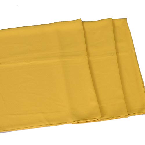 LMVERNA Solid Color bubble Chiffon scarf women Muslim Hijab Long Scarf wrap scarves (Gold) - Image 4