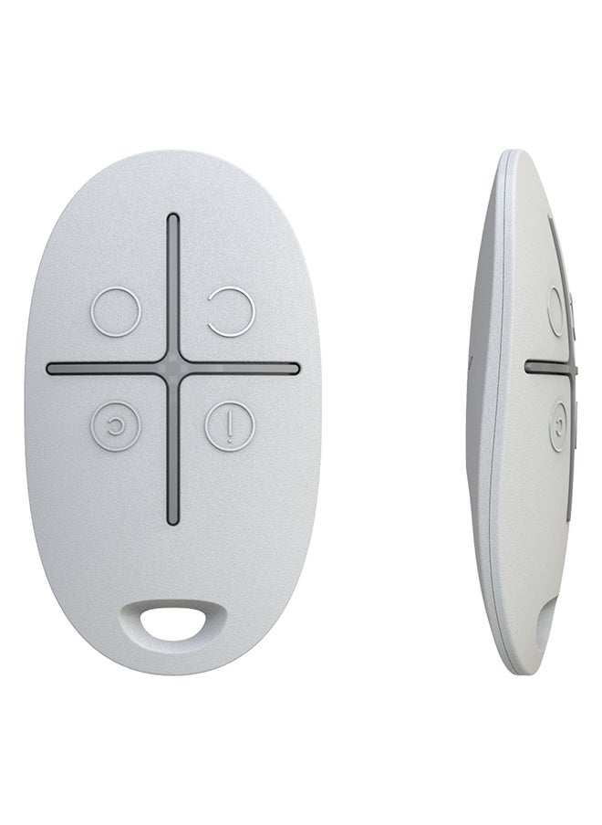 Ajax SpaceControl – Wireless Remote for Home Alarm System – Compact & Secure – White  - Image 3