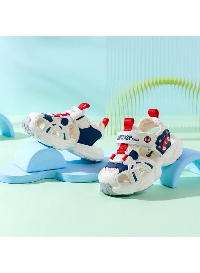 Bumblebee أحذية مشي للأطفال، صنادل للأطفال الرضع، أحذية عملية للأطفال الصغار، صنادل شاطئية مغلقة الأصابع صيفية قابلة للتنفس، أحذية عصرية للأطفال - Image 5