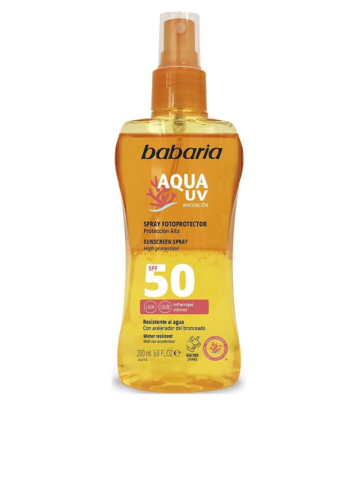 باباريا صن أكوا UV SPF50 ثنائي المرحلة 200 مل - Image 1