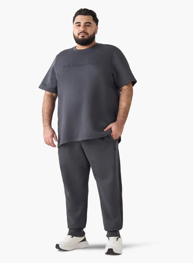Maxim  Men Regular Fit Joggers with Drawstring Closure for Men | Best Price UAE