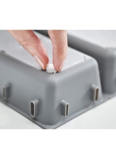 Joseph Joseph Joseph Joseph Blox 7 Piece Drawer Organiser Set, Grey  - Image 4