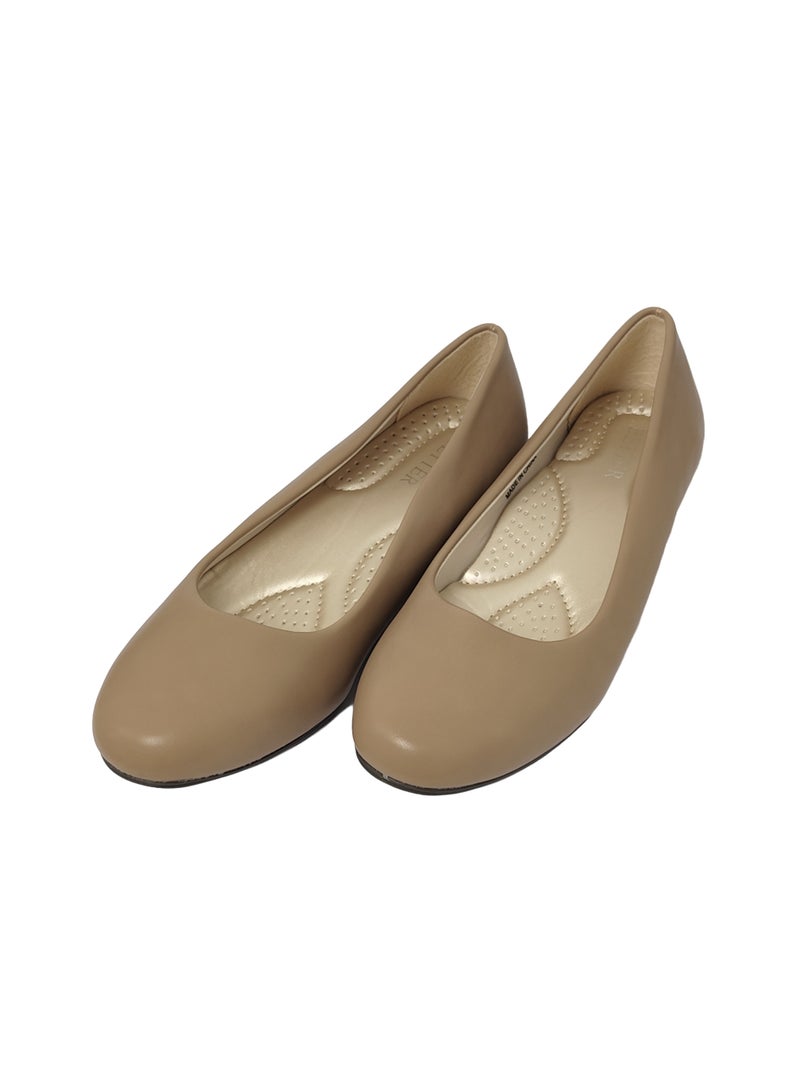 Better Women's Ballerina for everyday use Beige - Image 1