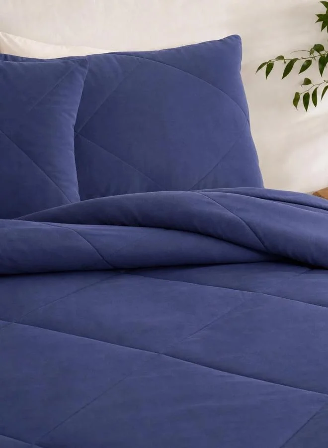 Styli 1-Piece Solid Comforter, Micro Fiber Single 90X100 Inches