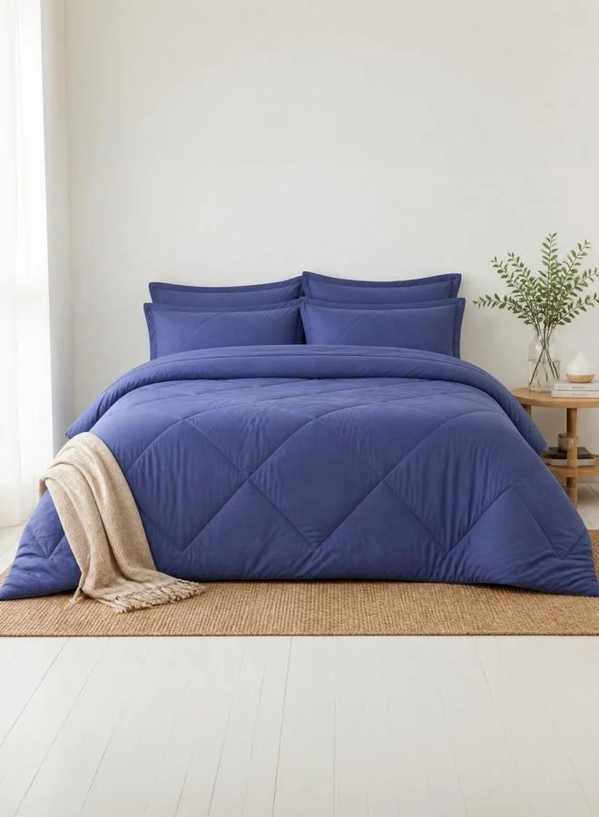Styli 1-Piece Solid Comforter, Micro Fiber Single 90X100 Inches