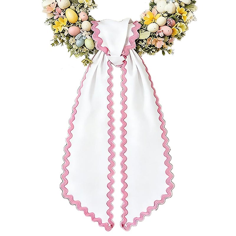 Wavy ribbon curtain buckle birthday Christmas party gift box wedding decoration tie - Image 2