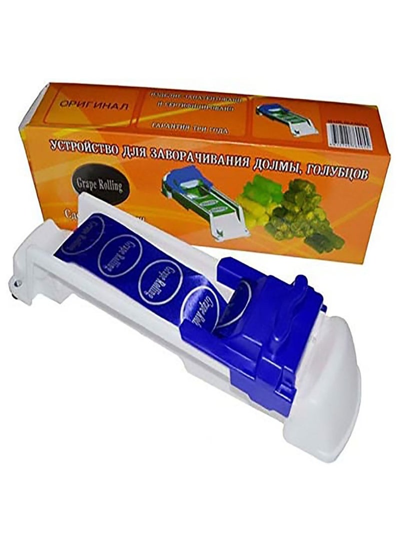 DOLMER Grape Leaves Rolling Machine Blue/White 13.9x 3.3 x1.7centimeter - Image 1