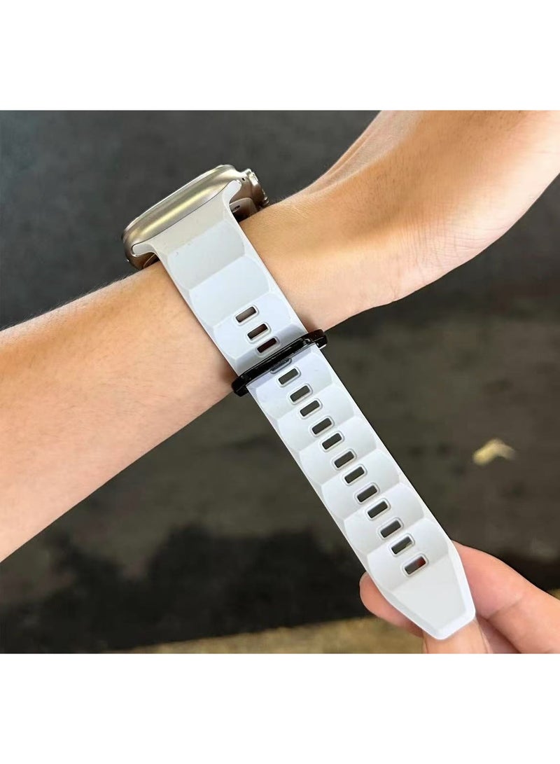 سوار ساعة متوافق مع سلسلة ساعات Apple Watch Band 38 مم 40 مم 41 مم 42 مم للنساء، حزام بديل رفيع من الجلد الأصلي بتصميم مزدوج لسلسلة iWatch Series 10 9 8 7 6 SE - Image 3