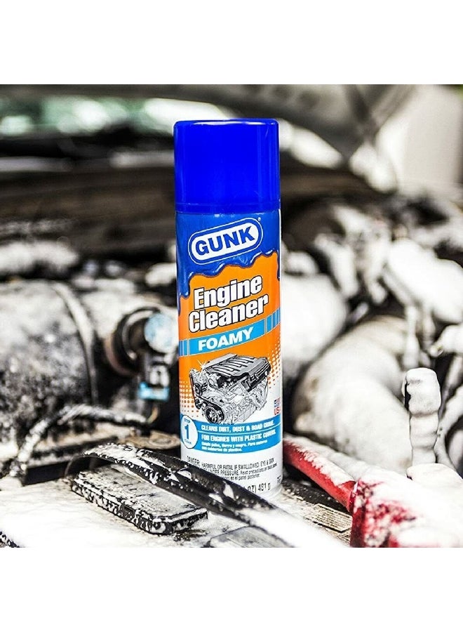 Gunk Effective Deposits Removal Aerosol Foamy Engine Brite Cleaner 17 oz FEB1/6 - Image 4