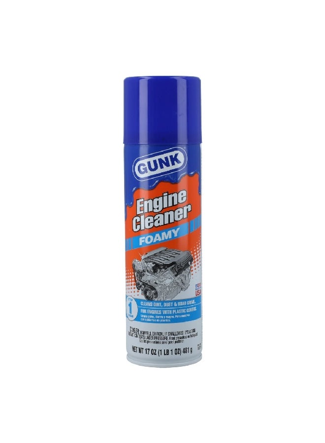 Gunk Effective Deposits Removal Aerosol Foamy Engine Brite Cleaner 17 oz FEB1/6 - Image 1