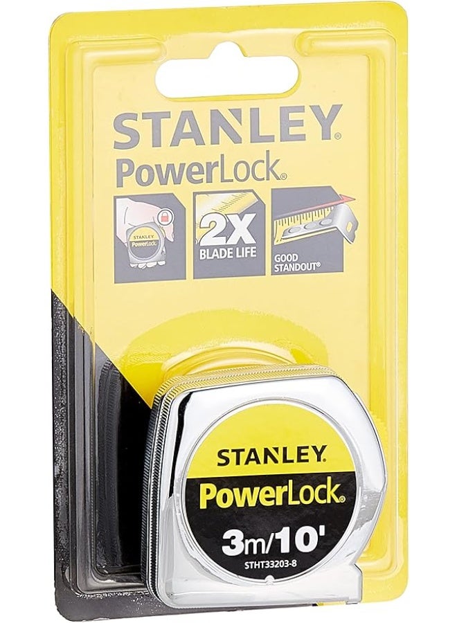 Stanley STANLEY POWER LOCK Tape Measure 3M/10 STHT33203-8 - Image 3