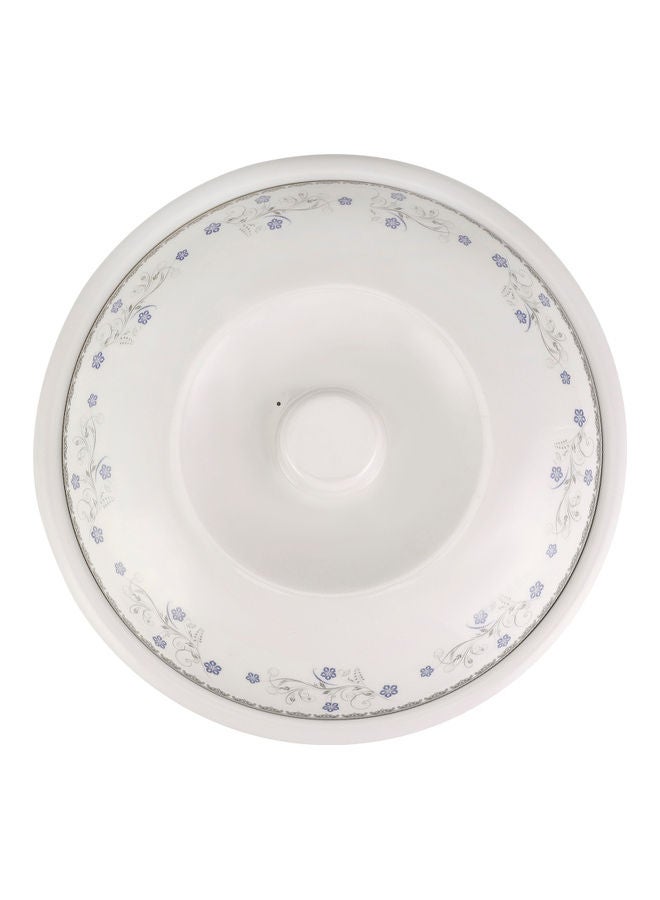 Royalford Melamine Ware Serving Bowl with Lid, RF10614 10" Portable, Lightweight Bowl for Serving Breakfast, Lunch, Dinner, Dessert, Rice WHITE 10inch - Image 4